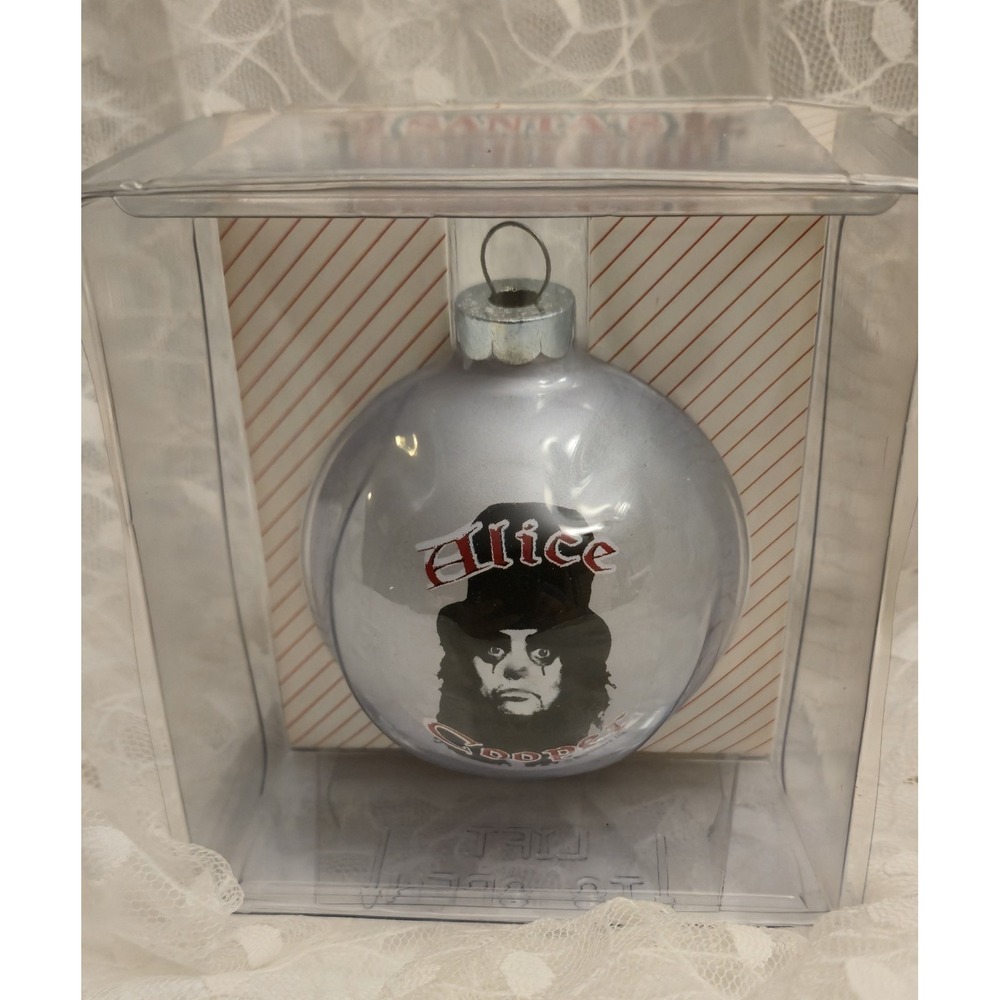 Christmas Ornament Alice Cooper Santa's Rockshop Limited Edition New in Pkg